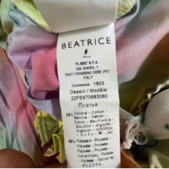 NWT Anthropologie Beatrice B Square Neck tired
Rainbow dress size 0 - Picture 8 of 11